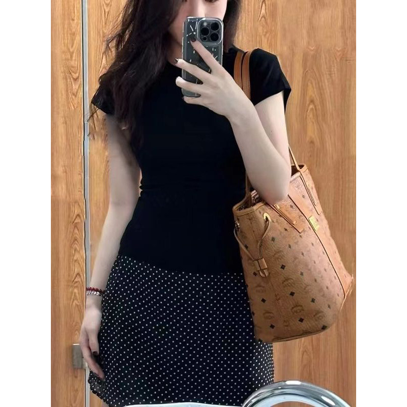 正肩棉质短袖t恤女装修身显瘦韩版夏季2026新款打底上衣百搭休闲,女装/女士精品,T恤,淘宝优惠券,粉丝福利购,淘宝优惠卷