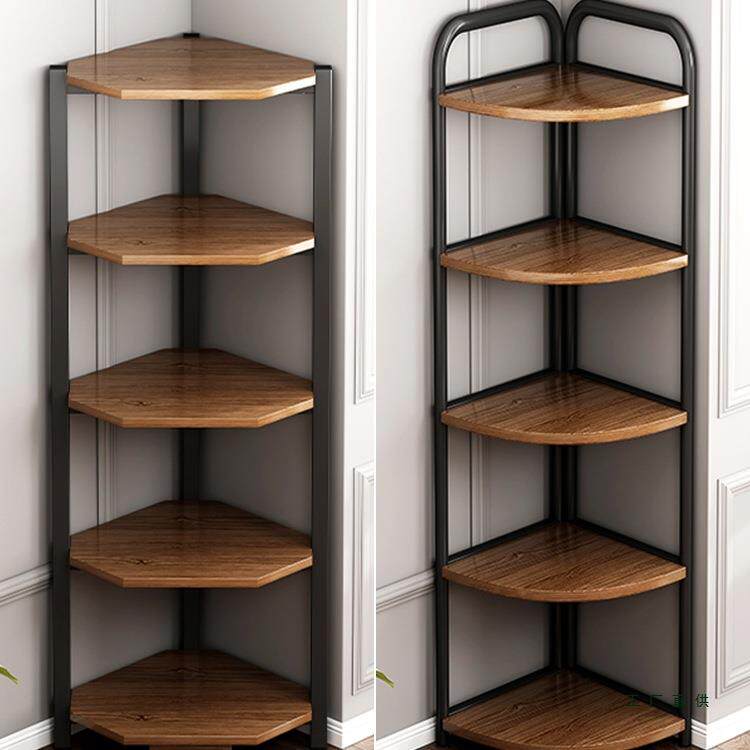 角柜落地墙角置物架客厅拐角收纳架三角形书架卧室餐厅角落转角柜