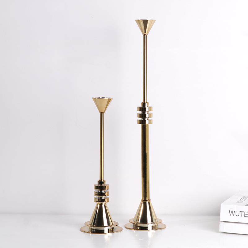 轻奢创意蜡烛台组合摆件客厅餐厅吧台样板间设计师高级氛围装饰品