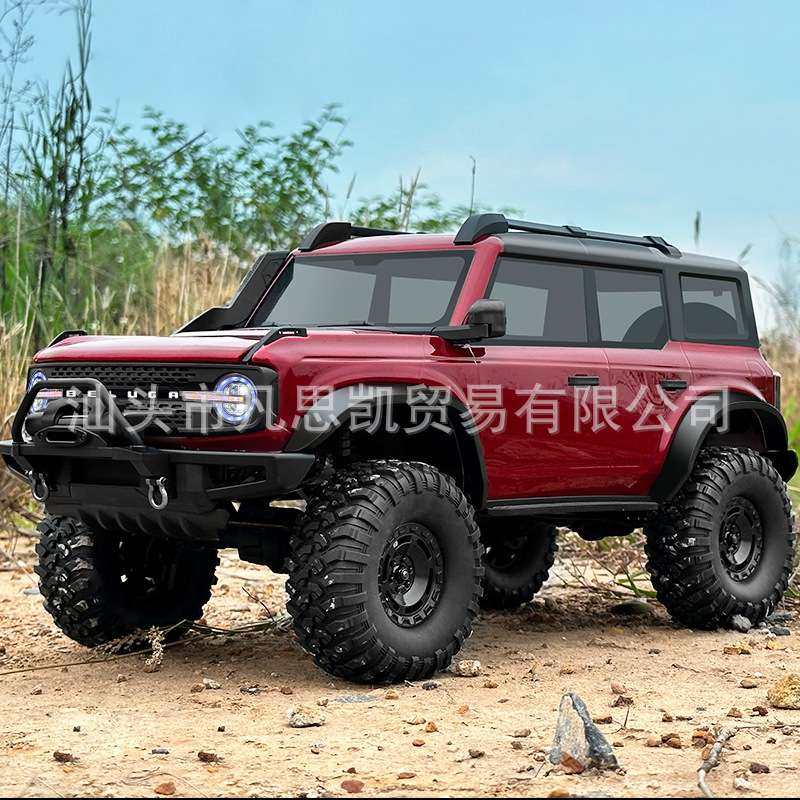 新品1:10煌博烈马四驱全比例RC遥控模型车仿真越野大玩具赛车