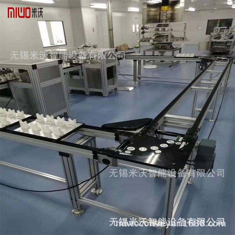 同步带滚轮倍速链输送线