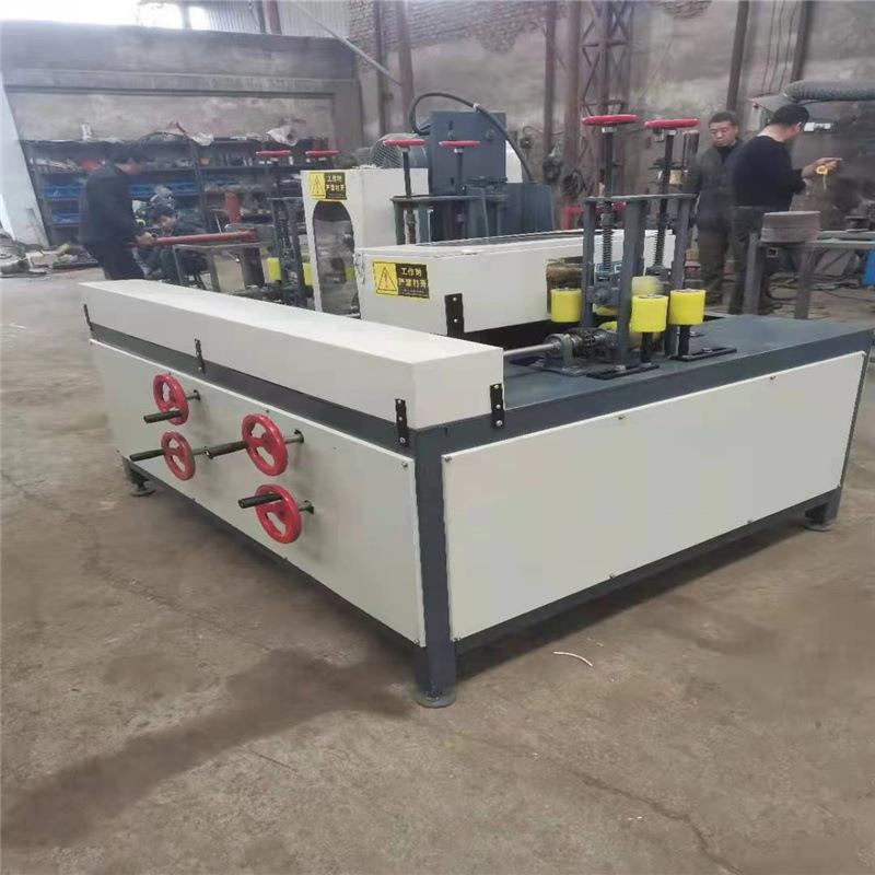 自动圆管方管外圆抛光机不锈钢铝管镜面拉丝机砂带机圆钢管除锈机