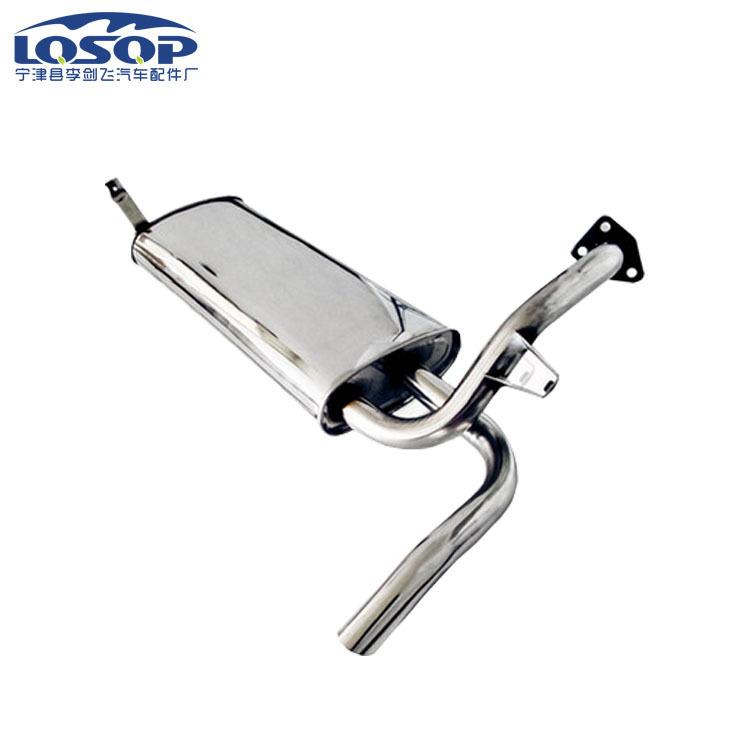 消声器适用于哈飞赛马专用不锈钢静音排气管汽车消声器
