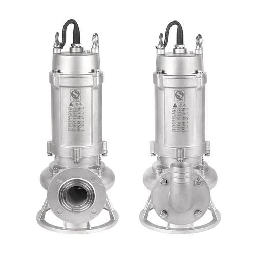 全不锈钢铸造污水泵304316排污泵耐酸耐腐蚀潜水排污泵20-50-11