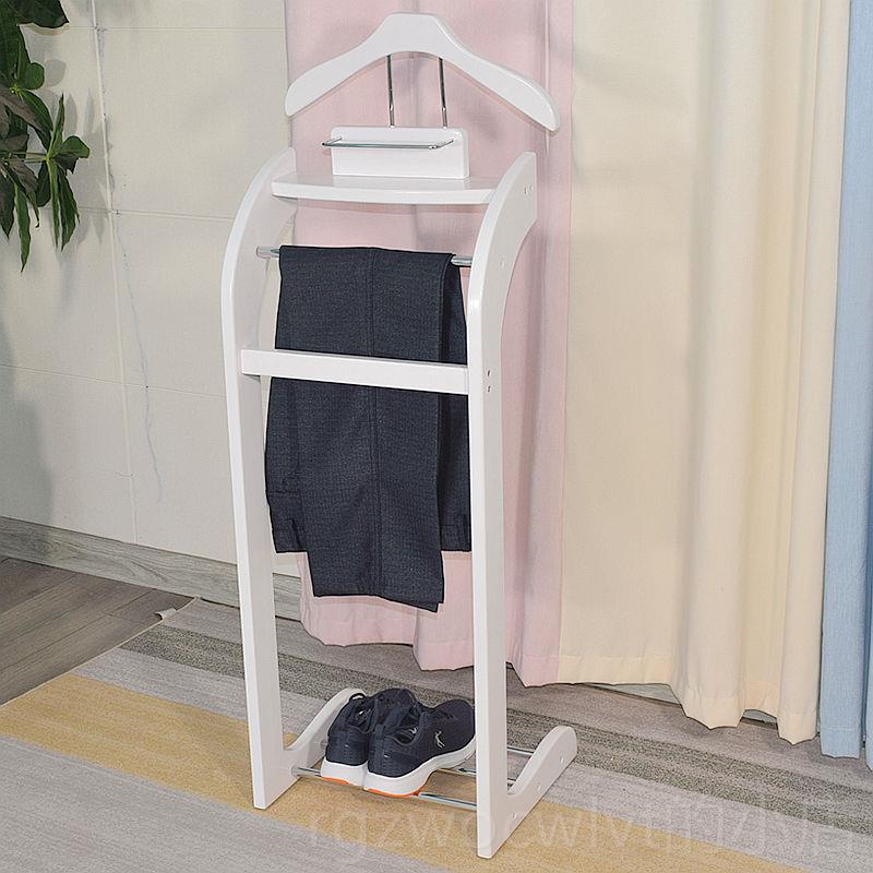 新款挂衣服架子落地家用卧神室置物架收成年人衣帽架纳器的加粗大