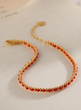 蛇年本命年好运红绳手链