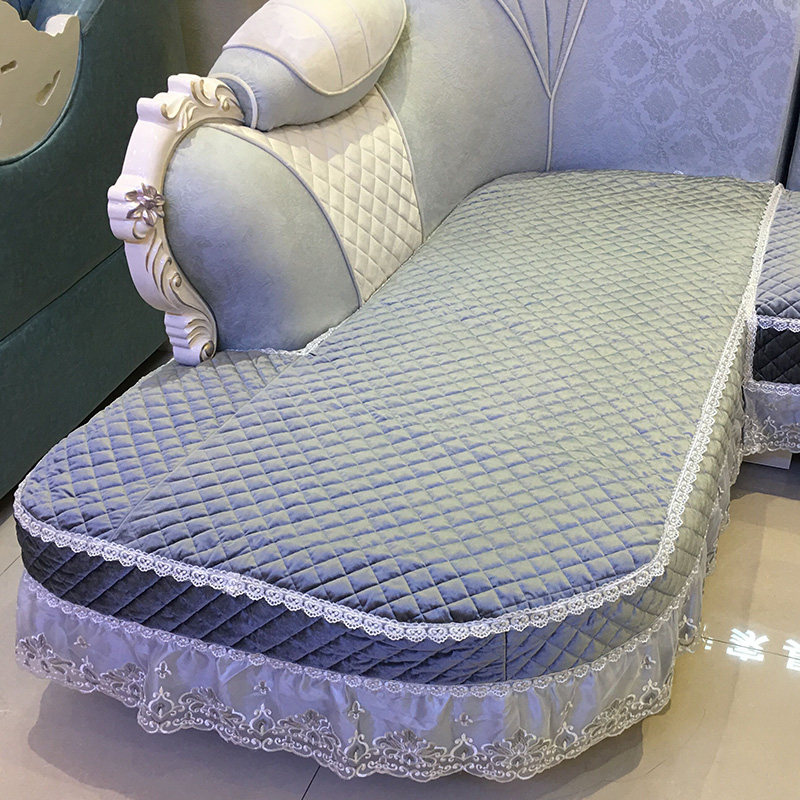 欧式沙发垫 全包万能四季通用定做U型毛绒坐垫套防滑布艺沙发套罩