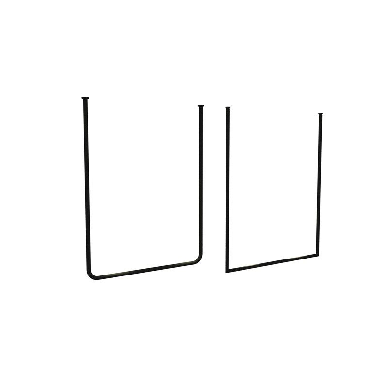 服装店展示架吊架铁艺服装架悬挂陈列架吊顶挂衣服架子上墙架子