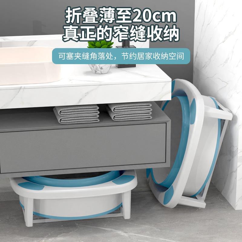 大人折叠泡澡桶加高浴缸家用浴桶儿童沐浴盆宝宝游泳池全身洗澡桶