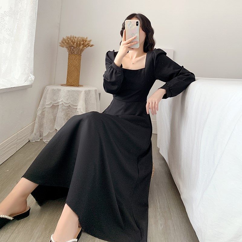 高级感晚礼服女轻奢小众高端平时可穿订婚领证登记连衣裙白色法式