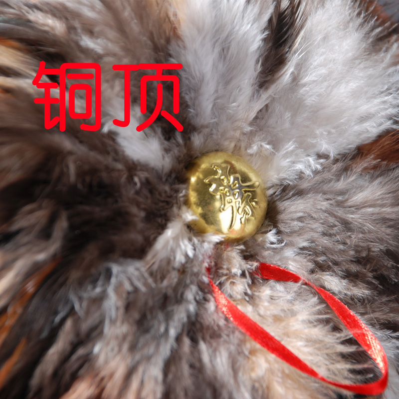 家用 除尘贡掸鸡毛掸子津门蔡氏彩凤火驹墨龙鸡毛掸子