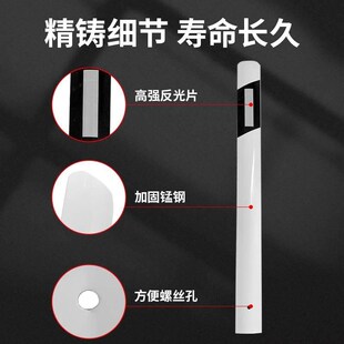 玻璃钢百米桩里程碑路口反光警示桩公路界三角柱式轮廓标