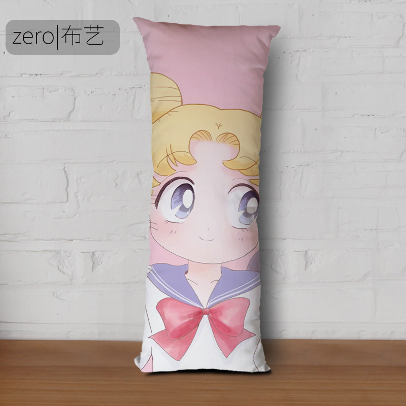 美少女战士周边等身抱枕水冰月COS长方条形枕头图片diy定制礼物品
