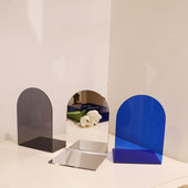 亚克力人像书挡书架艺术装 饰书立轻奢收纳简约书架桌面收纳分隔架