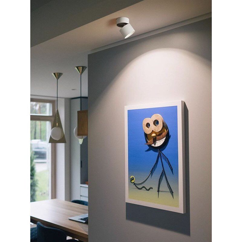 明装射灯led可折叠可调角度玄关筒灯免开孔家用背景墙画框天花灯