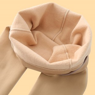 大码 袜秋冬加绒加厚打底袜女胖mm200斤灰透肤加肥长光腿神器 连裤