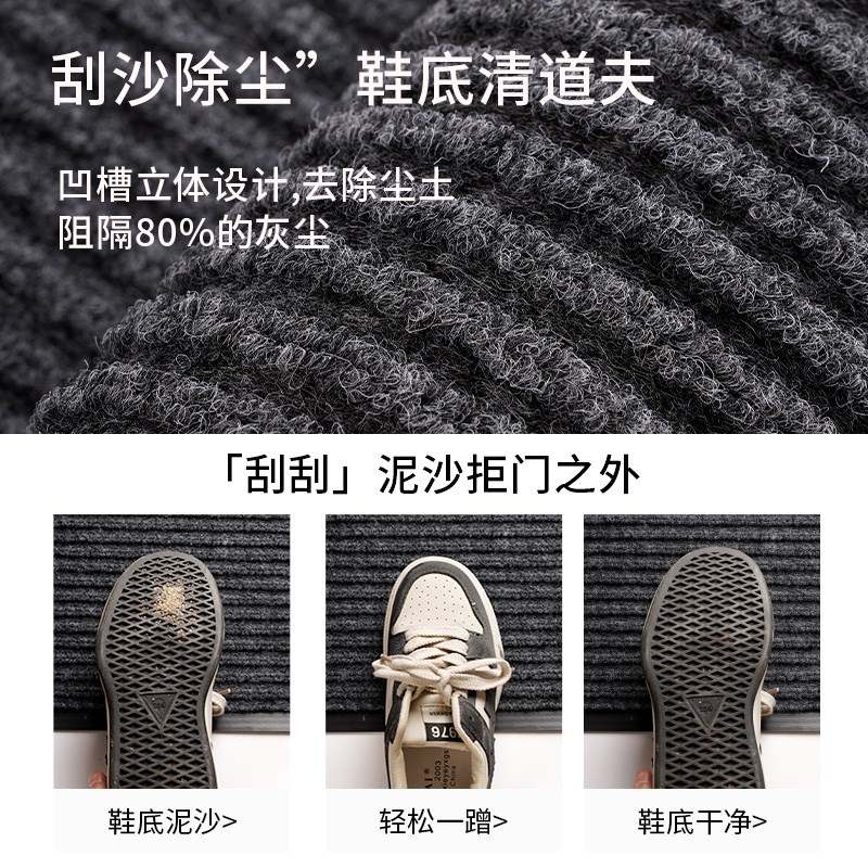 地垫入户门口玄关门垫家用进门除尘防滑可擦免洗耐脏脚垫吸水地毯