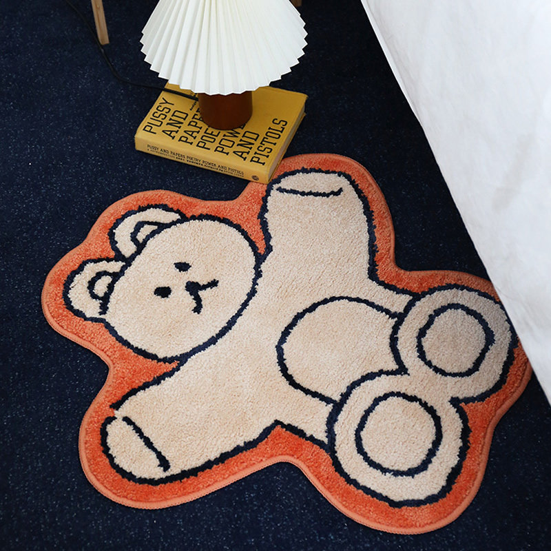 韩国romane可爱家居装饰脚垫强吸水防滑浴室客厅卧室门厅地垫地毯