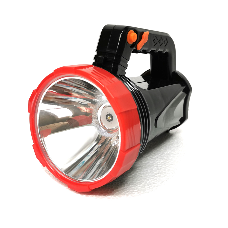 消防应急强光手电筒LED探照灯家用应急户外手提灯消防灯1W大功率