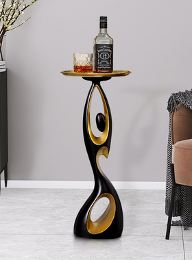 创意轻奢落地摆件托盘客厅沙发卧室抽象人物摆设饰品乔迁新居礼品