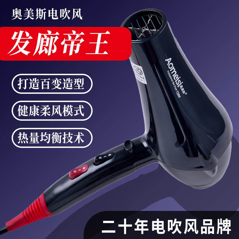 奥美斯理发店发型师电吹风机大功率护发恒温商用造型电吹风筒7280