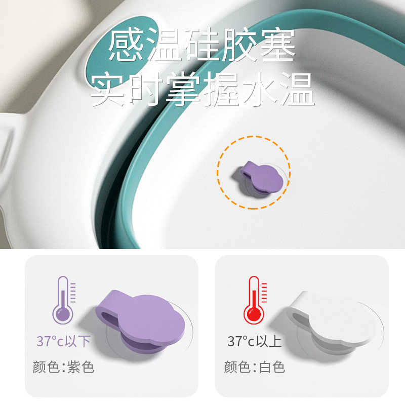 婴儿洗澡盆宝宝浴盆可折叠幼儿坐躺大号浴桶小孩家用新生儿童用品