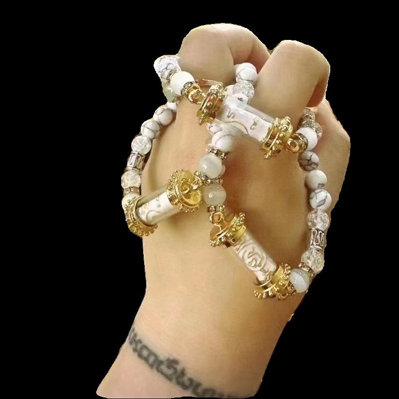 胖哥佛牌 鲁士坤皮 海王符管手链