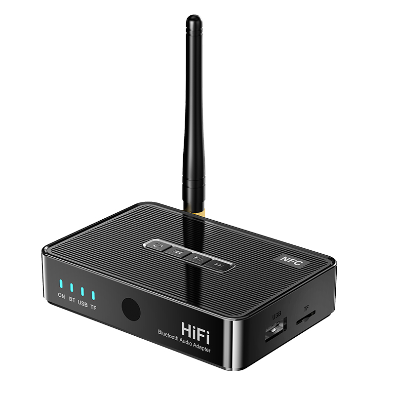 蓝牙接收器5.1老式音箱音响功放机专用AUX改装转无线蓝牙音频模块