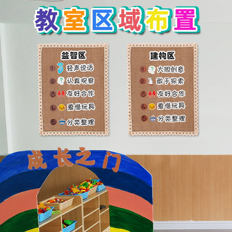 小学幼儿园文化墙植物阅读区域教室装饰环创材料布置班级公约挂件