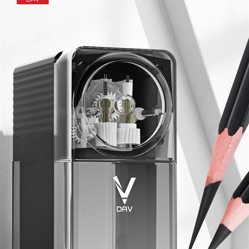 大v素描削笔器DAV5S卷笔刀手摇手动美术生转笔刀铅笔炭笔削笔刀