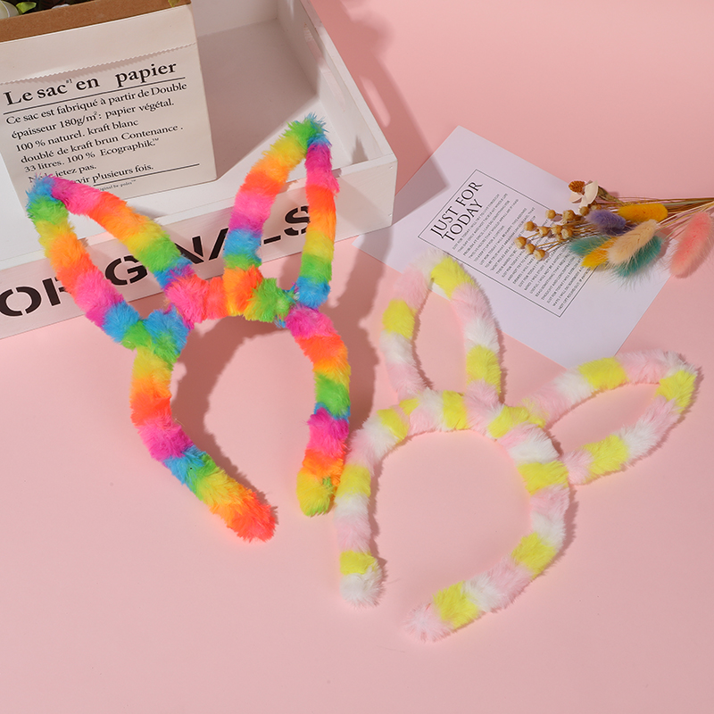 兔耳朵发箍儿童头饰元旦节日活动小礼品幼儿园奖品学生新年小礼品