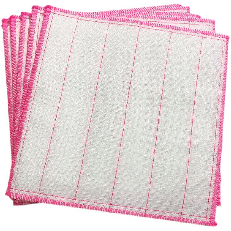 洗碗布清洁巾不沾油吸水不掉毛加厚全棉纱抹布厨房家用桌子百洁布