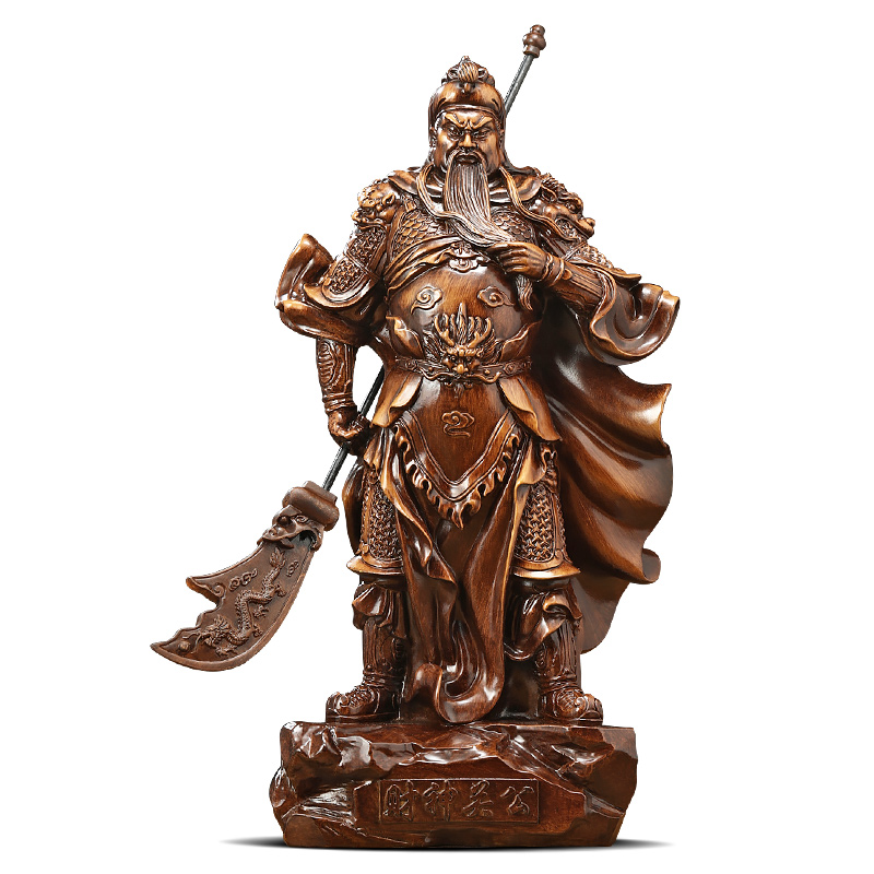 财神关公摆件关羽关二爷武财神雕像家用供奉客厅招财公司开业礼物