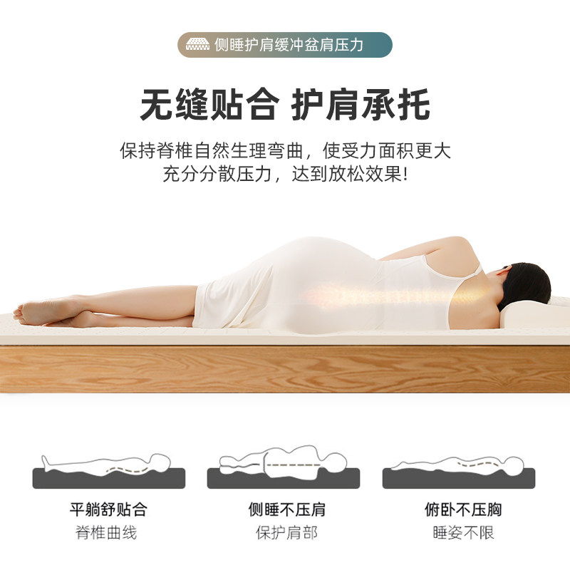 乳胶床垫薄款泰国天然橡胶2cm薄垫子1.8m1.5米纯软垫学生宿舍定制