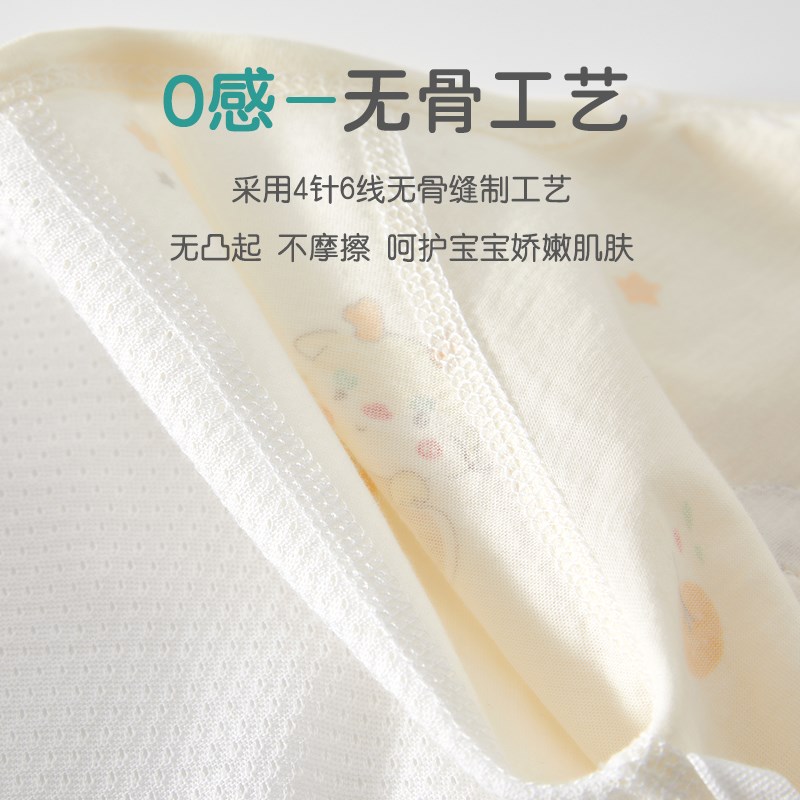 龙年新生儿婴儿连体衣夏季薄款长袖0一3月初生龙宝宝满月衣服52码