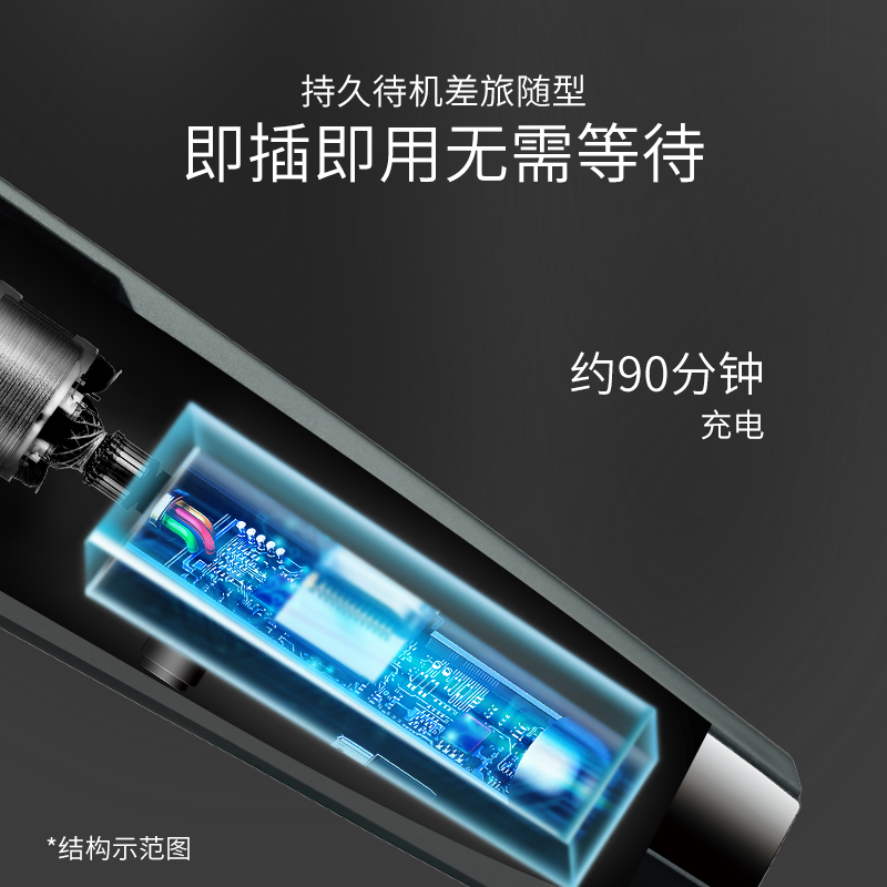 凯沃斯理发器电推剪头发剃发家用成人充电式推子电动剃头刀
