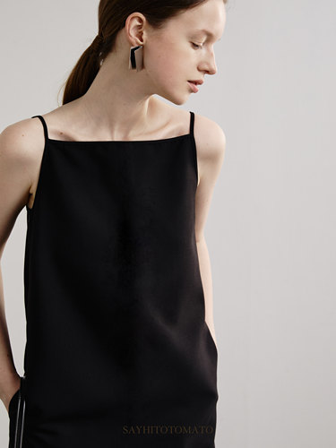 一字领横领24夏通勤显瘦吊带裙