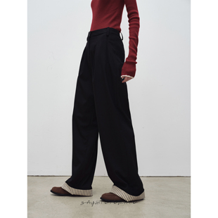 拼接条纹可放下两穿细节满满显瘦长裤 Sayhitotomato 遛弯神裤