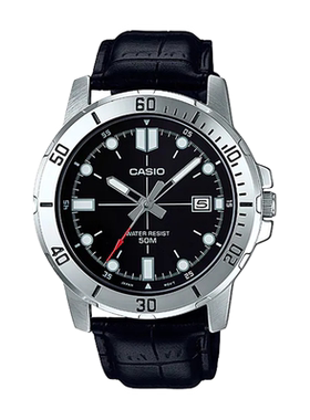 卡西欧手表男士小方块轻奢小众ins风学生款电子石英MTP-VD01L-1E