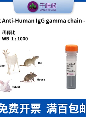 Goat Anti-Human IgG gamma chain - HRP，二抗，WB/ELISA/IHC