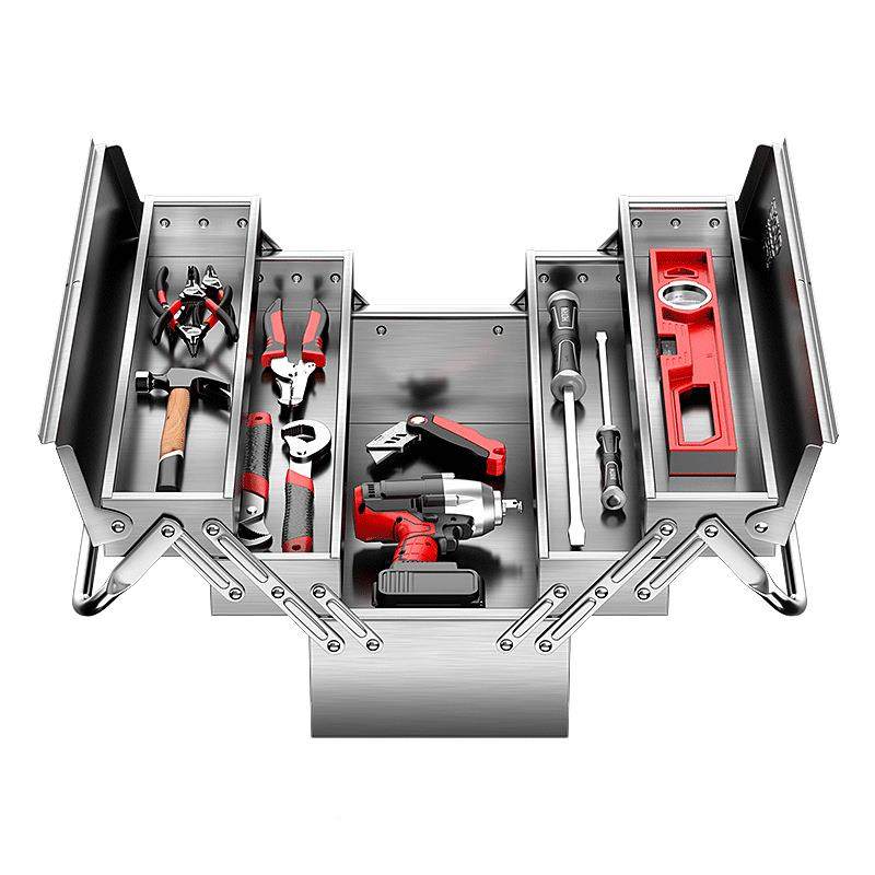 具ONF欧帝斯大号三层折叠工箱纳家多功能手提式用维修不锈钢五金,五金/工具,工具包,淘宝优惠券,粉丝福利购,淘宝优惠卷