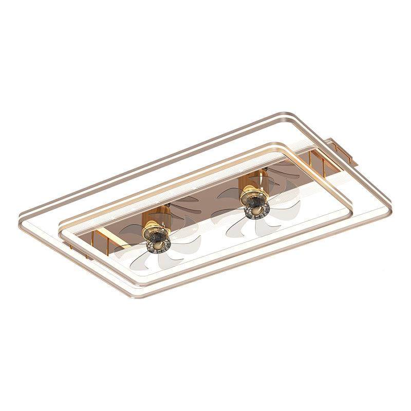 香槟色智能客厅风扇灯吸顶摇头灯现代简约卧室餐轻奢全屋厅套餐灯,家装灯饰光源,风扇灯,淘宝优惠券,粉丝福利购,淘宝优惠卷