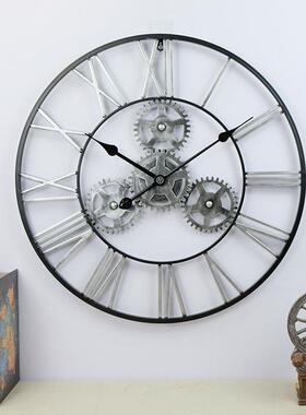 卖挂钟复古静约音装饰厅钟表个性简挂HRSK-001墙客热时钟钟