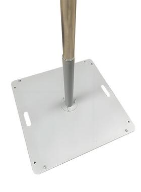 道户外5米铁板旗广告旗旗杆旗不锈钢道旗杆广告宣传IVM杆加重铁板