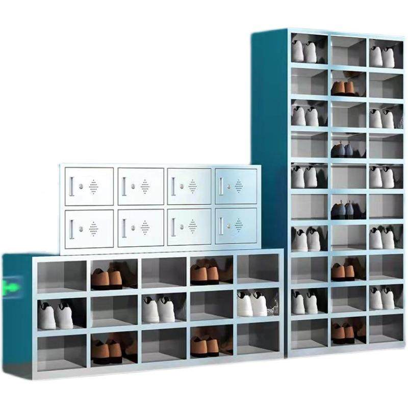 不锈钢鞋柜凳食品无尘车间储物门柜鞋单双面QG-X022厂多层多格带,商业/办公家具,办公储物柜,淘宝优惠券,粉丝福利购,淘宝优惠卷