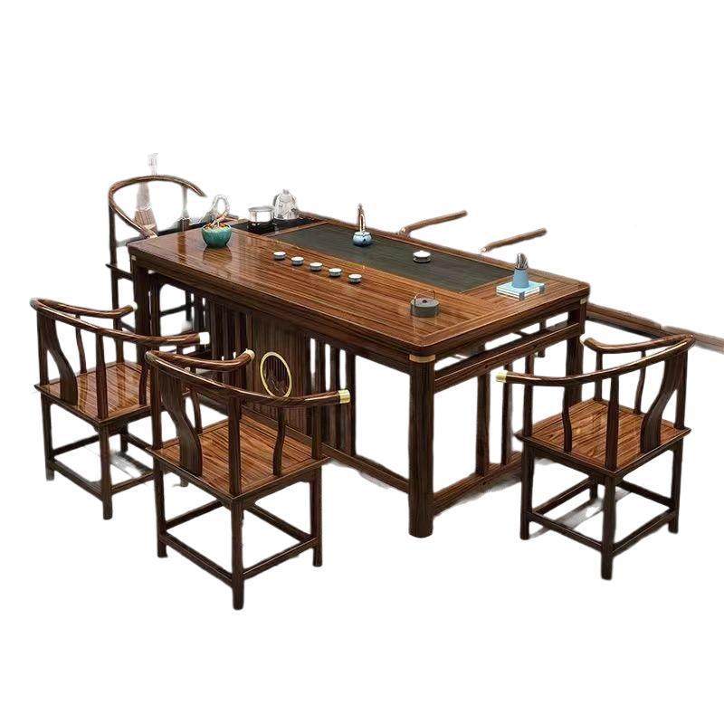 阳台喝茶椅组合桌中式实木办夫公室家用小RYH户型功茶几一体新泡,商业/办公家具,茶台/茶桌,淘宝优惠券,粉丝福利购,淘宝优惠卷