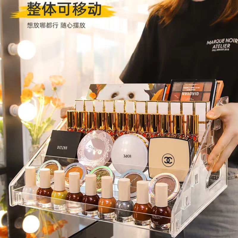 透明亚克力多功能眼影盘收纳盒|
