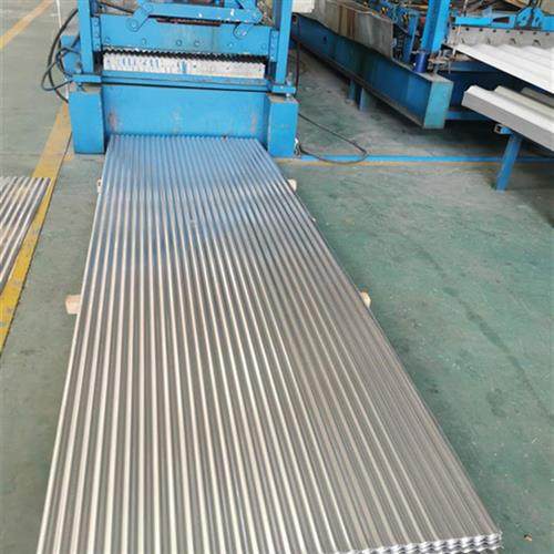 不锈钢201波纹板拉丝面厚0.5mm小波浪实用款搭接882宽长度2.4米