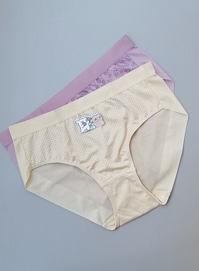 2025韩单AD新款中腰无痕速干女士内裤运动瑜珈健身薄款凉感裆纯棉