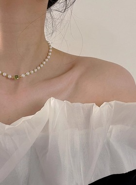 珍珠项链女2024新款爆款轻奢小众